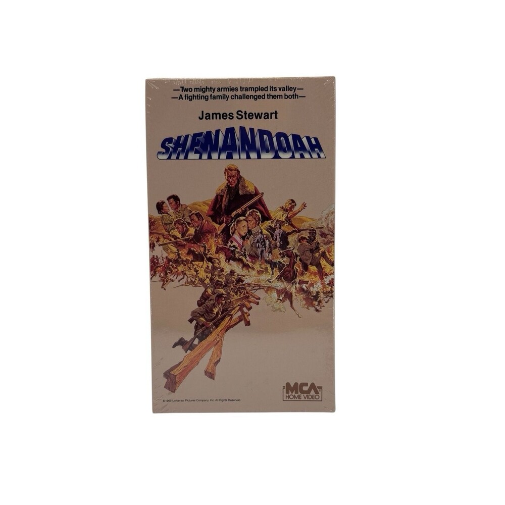 Shenandoah 1965 VHS Factory Sealed James Stewart 1990 Release Civil War Western